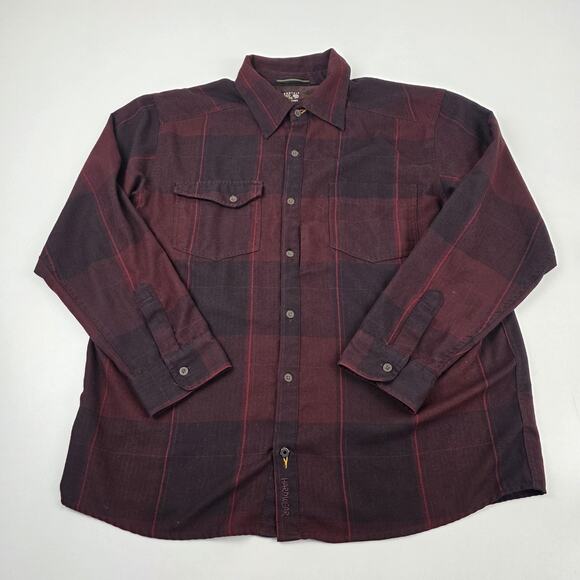 Mountain Hardwear Shirt Mens Extra Large Plaid Long Sleeve Button Up OM3716 - Picture 1 of 14